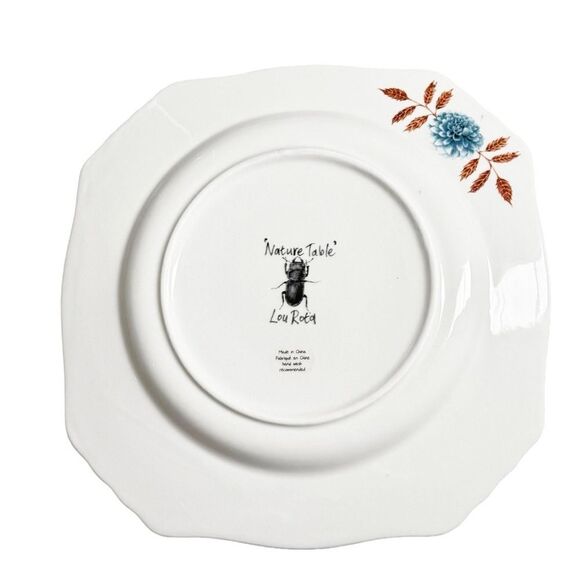 Lou Rota Nature Table for Anthropologie Colorful 9x9 Giraffe Plate. NWOT. - Picture 3 of 7